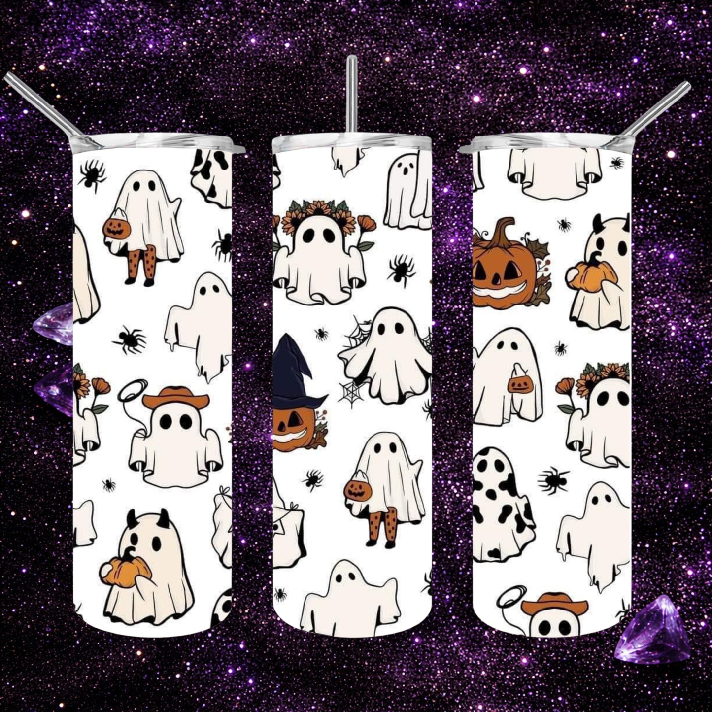 Ghouls Spooky Sublimation Tumbler - 20oz Ready to Ship
