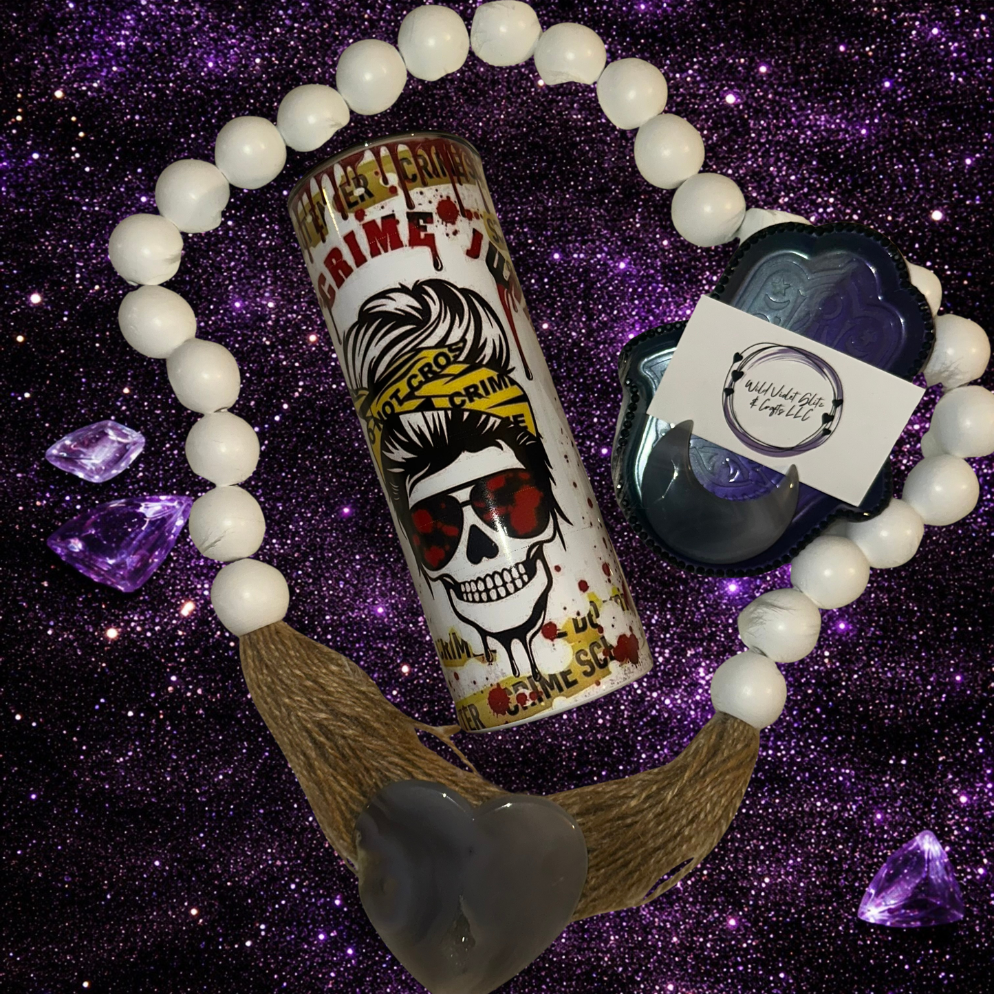 Crime Junkie Sublimation Tumbler - 20oz Ready to Ship