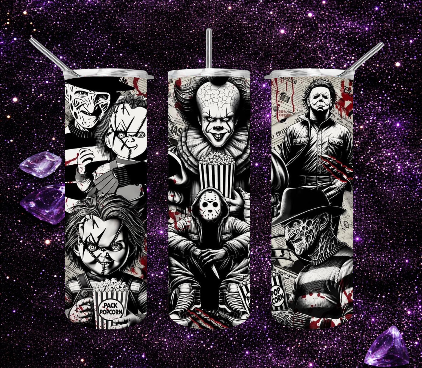 The Boys of Halloween Sublimation Tumbler - 20oz Ready to Ship
