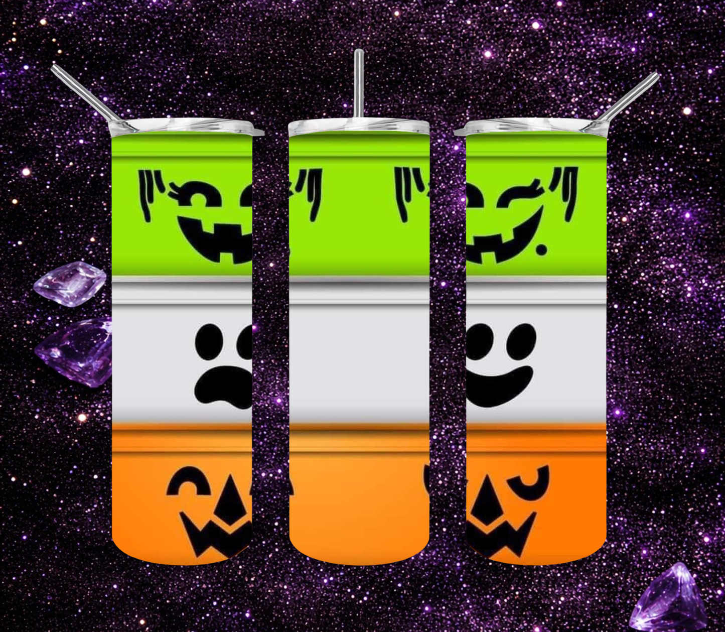Halloween Bucket Sublimation Tumbler - 20oz Ready to Ship