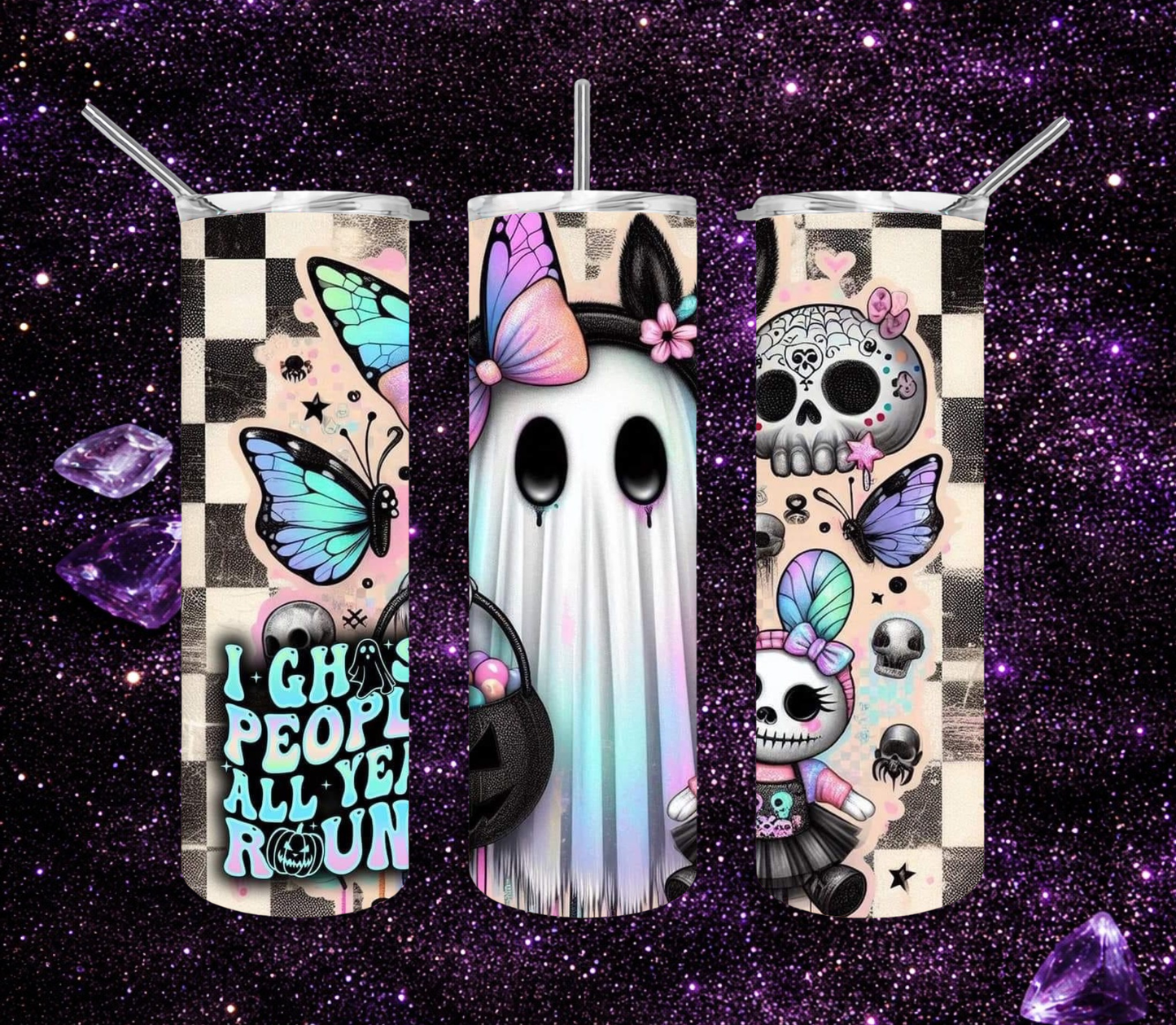 Ghosting Sublimation Tumbler - 20oz Ready to Ship