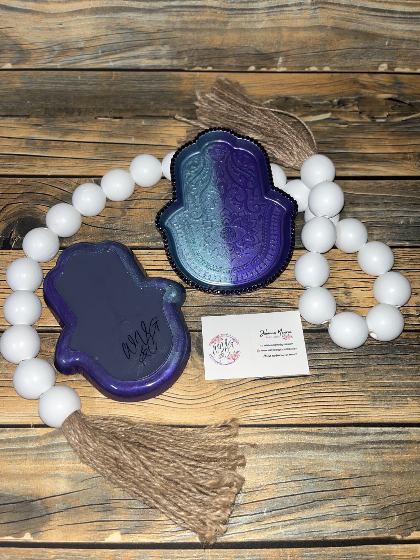 Hamsa Hands trinket set