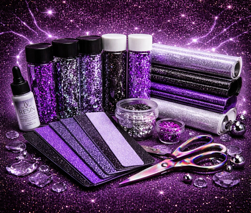 Wild Violet Glitz Glitter & Silicone Molds