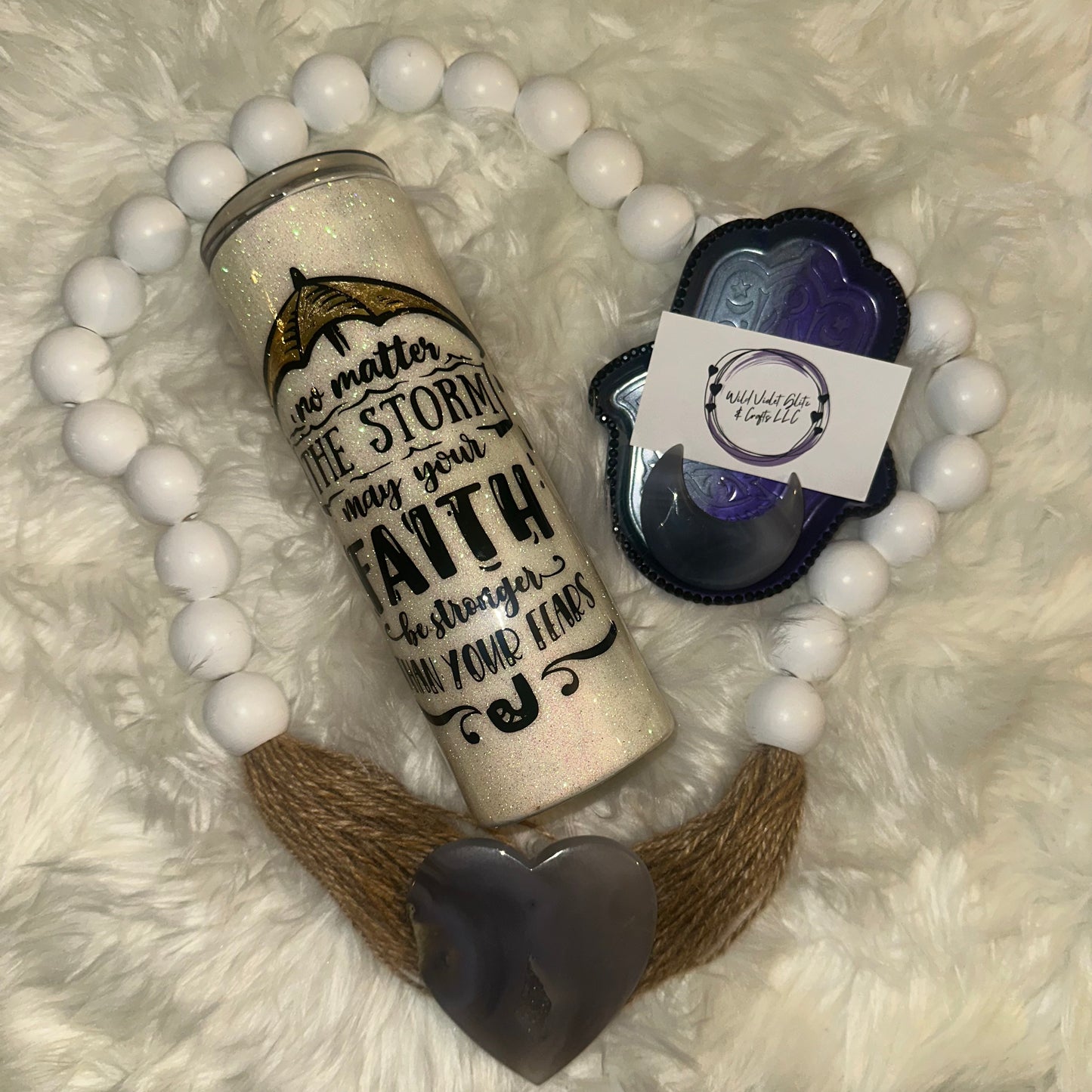 Faith over Fear 20oz Stainless Steel Tumbler